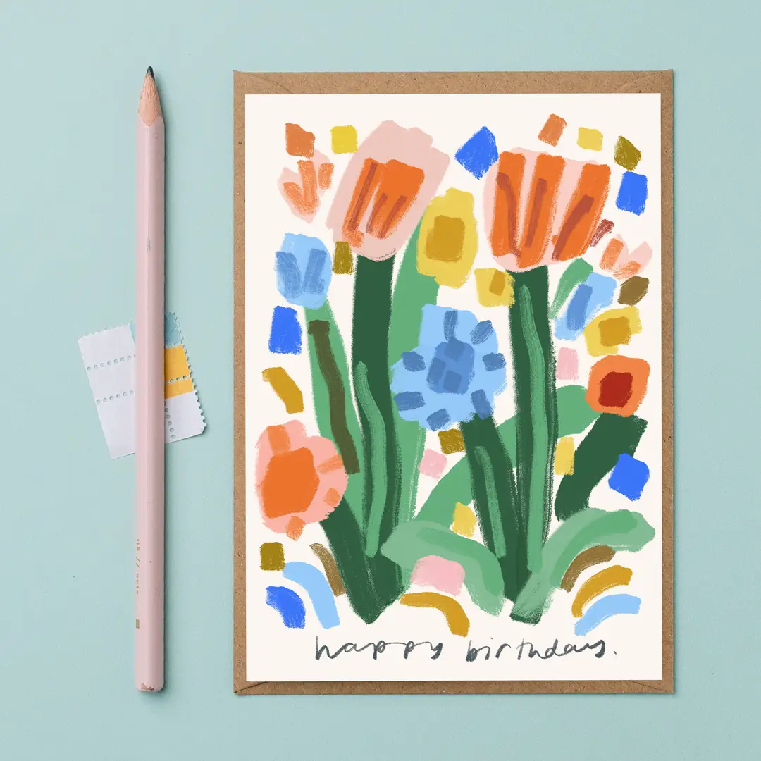 'Happy Birthday' Greetings Card