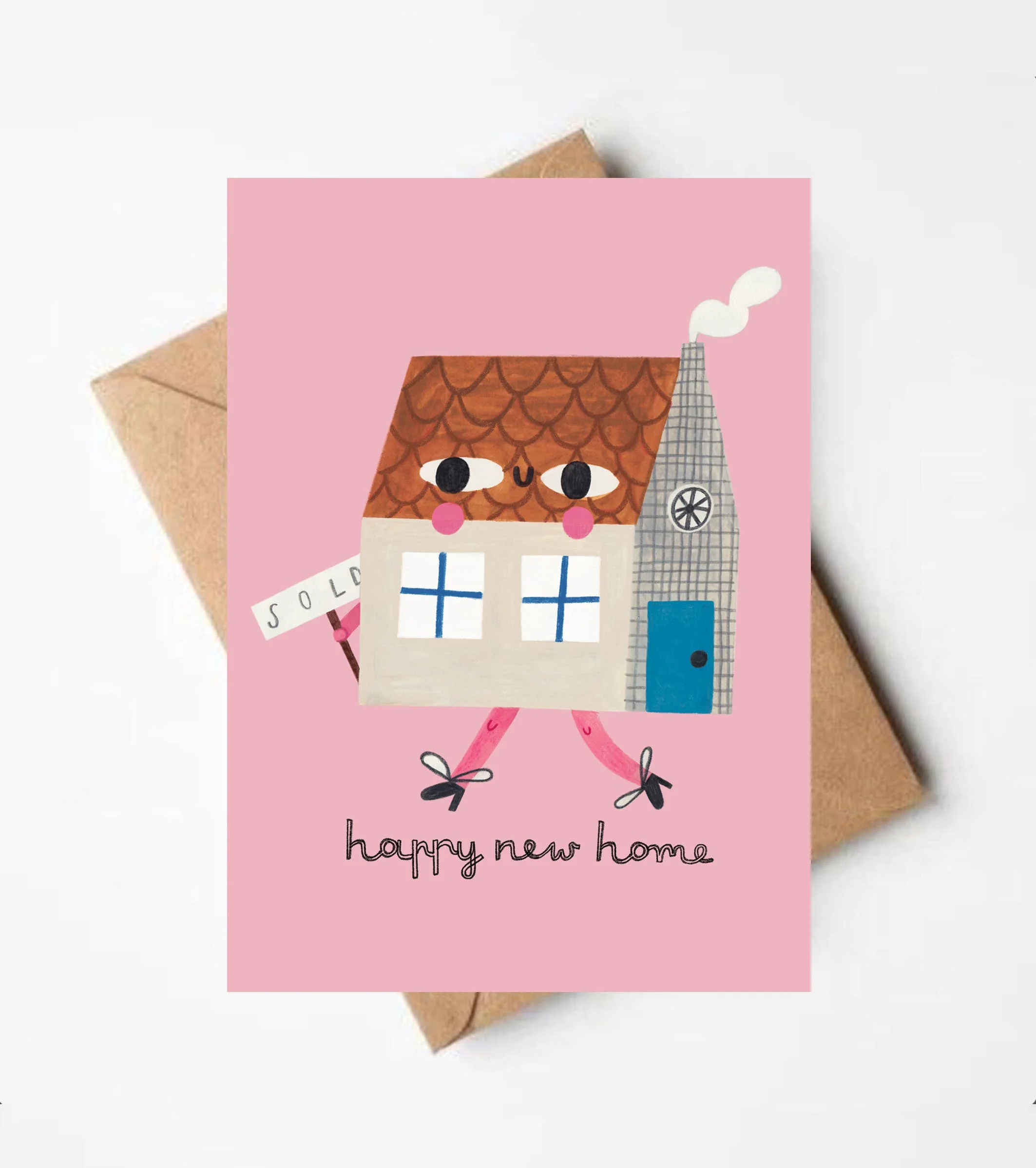 'Happy New Home' Greetings Card
