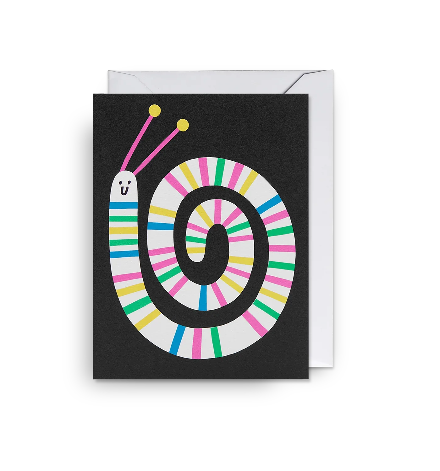 'Happy Snail' Mini Greetings Card