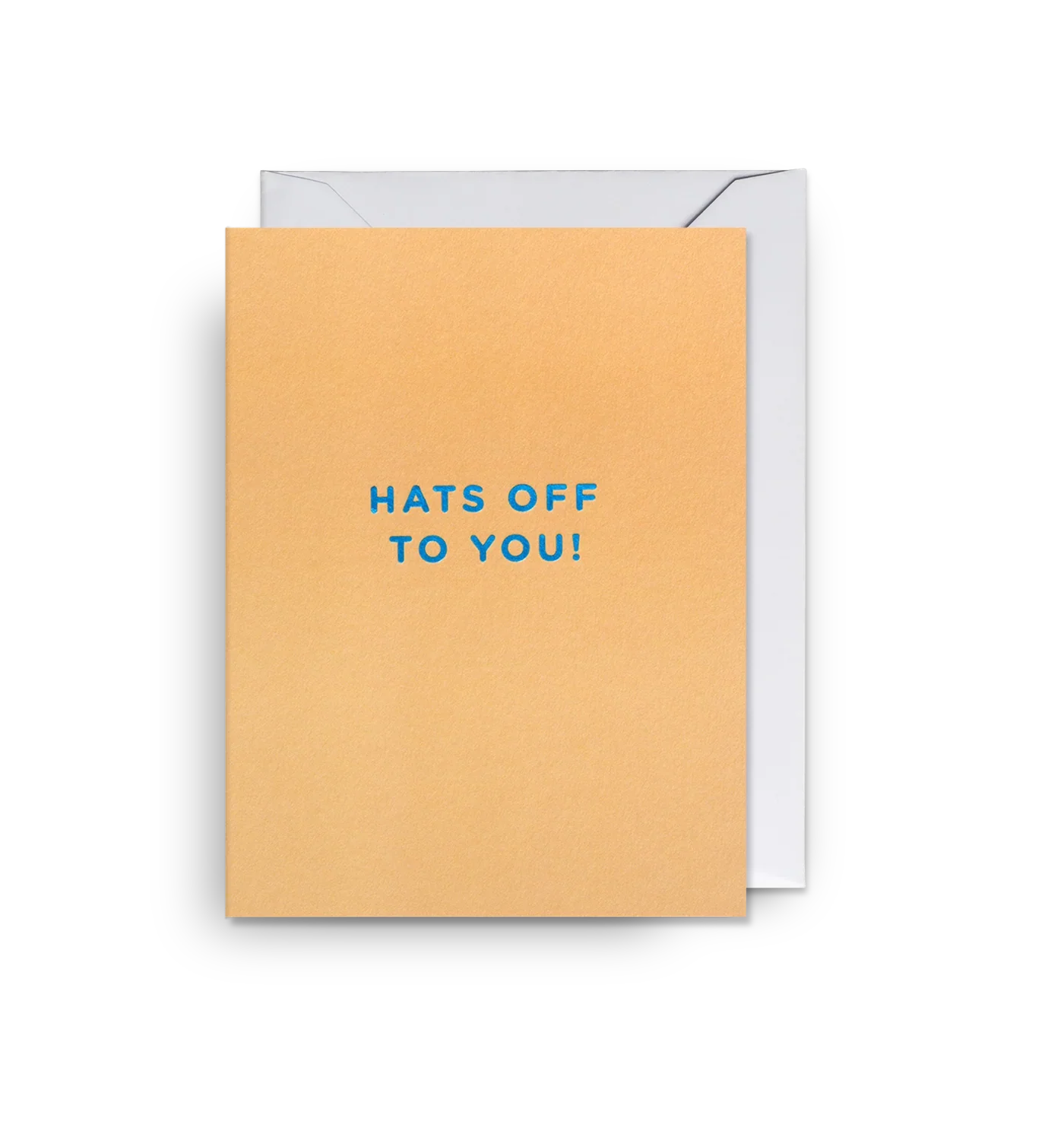 'Hats Off To You!' Mini Greetings Card
