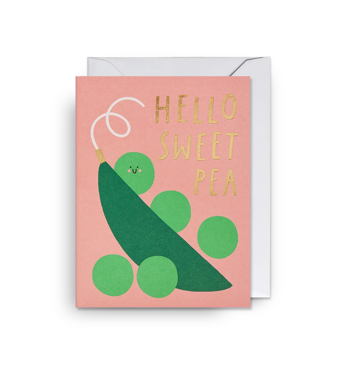 'Hello Sweet Pea' Mini Greetings Card