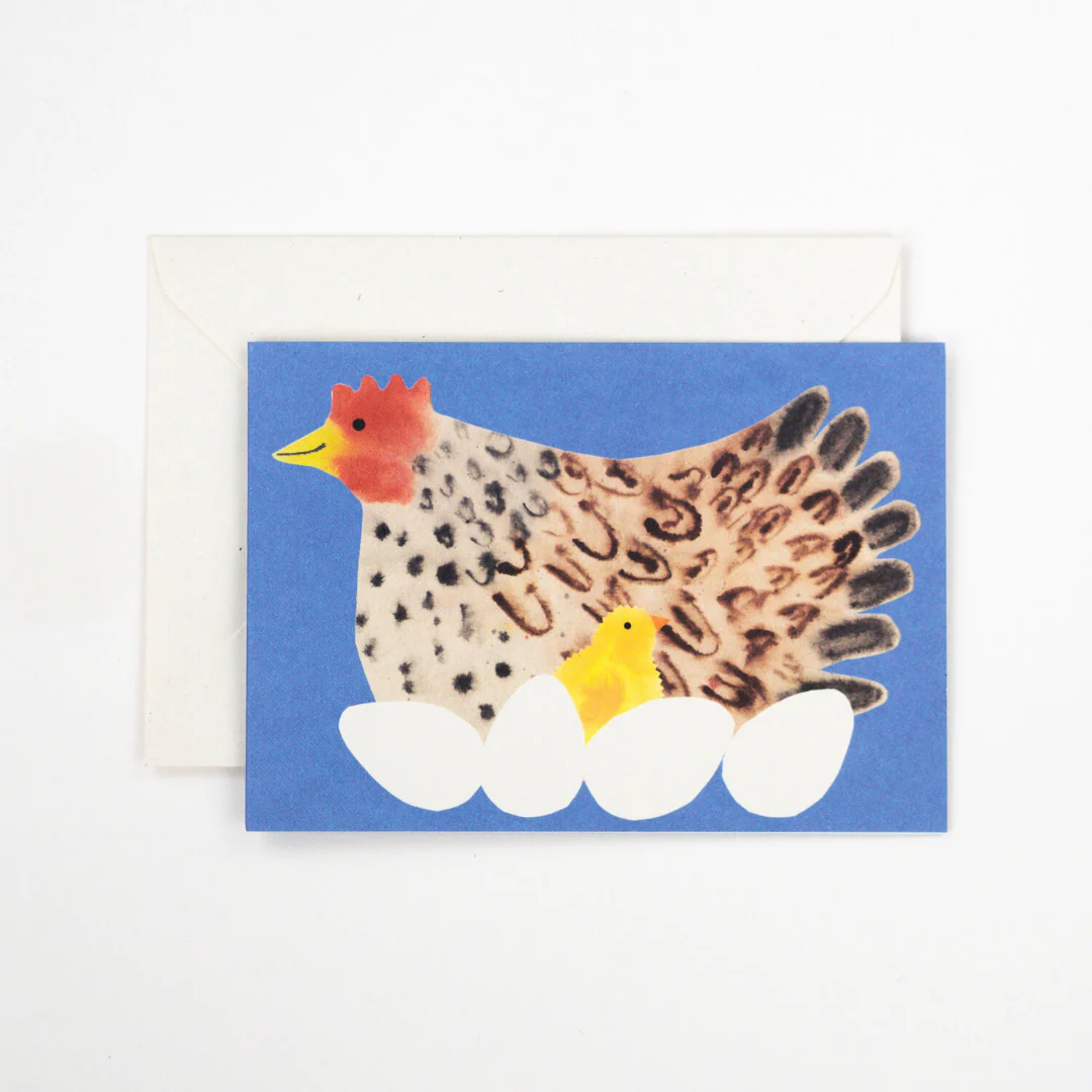 'Hen' Greetings Card