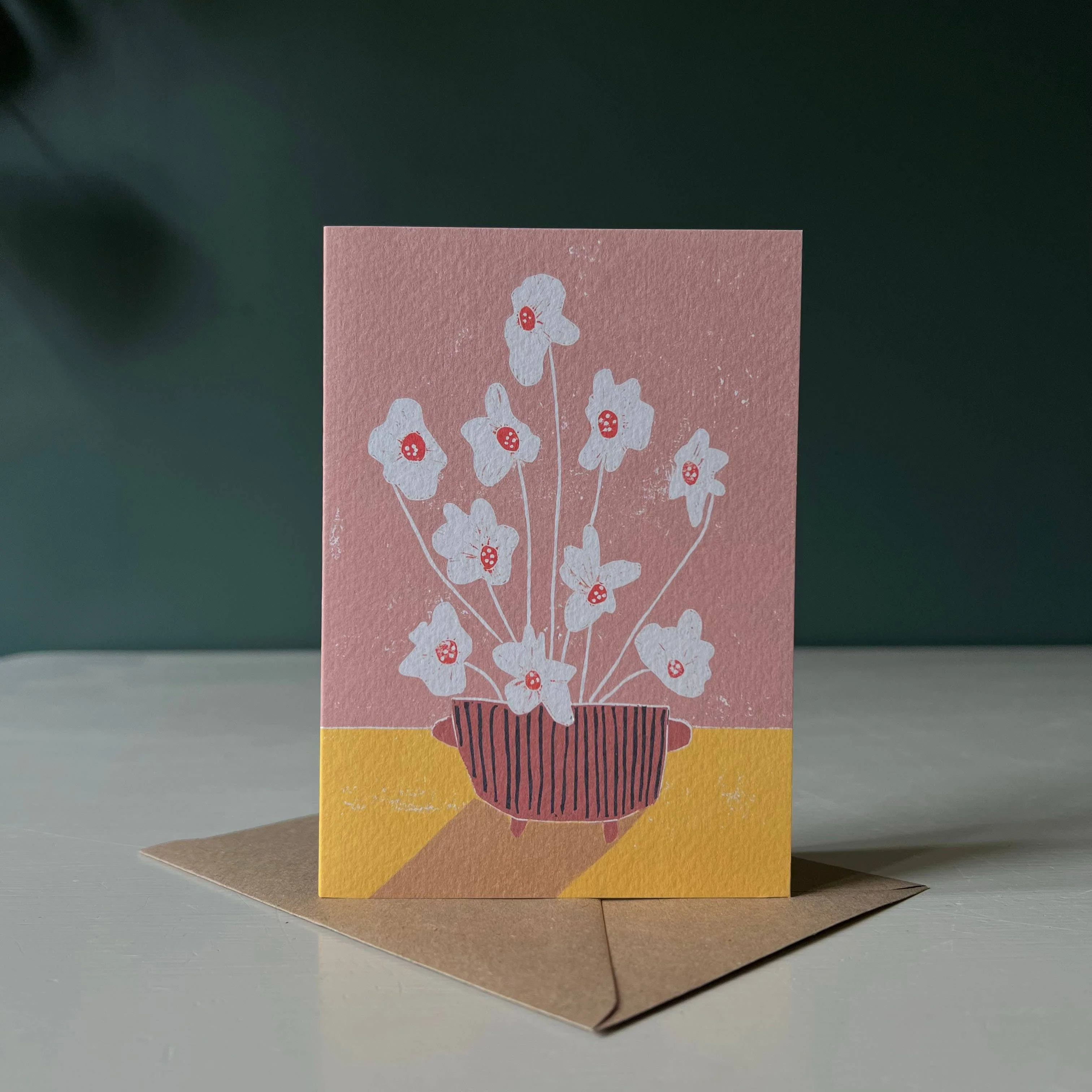 'Hibiscus' Greetings Card - Image 2