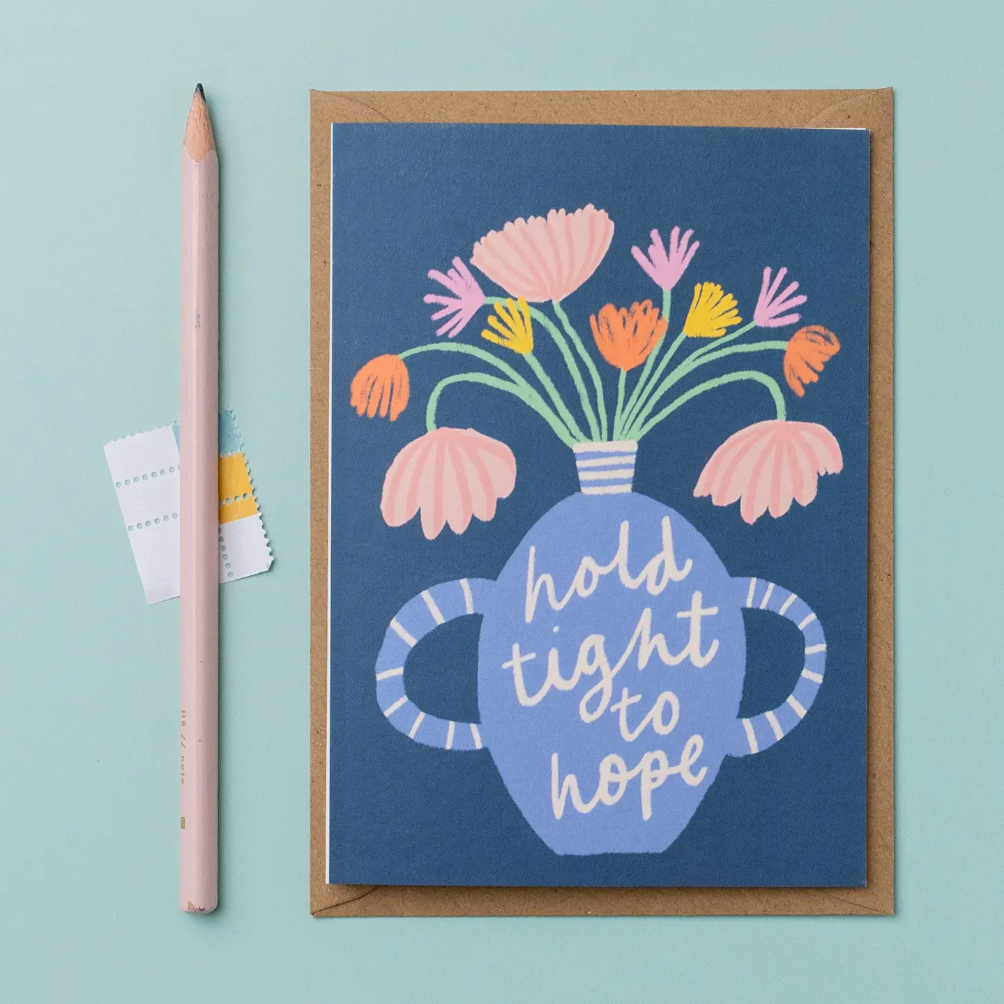 'Hold Tight to Hope' Greetings Card