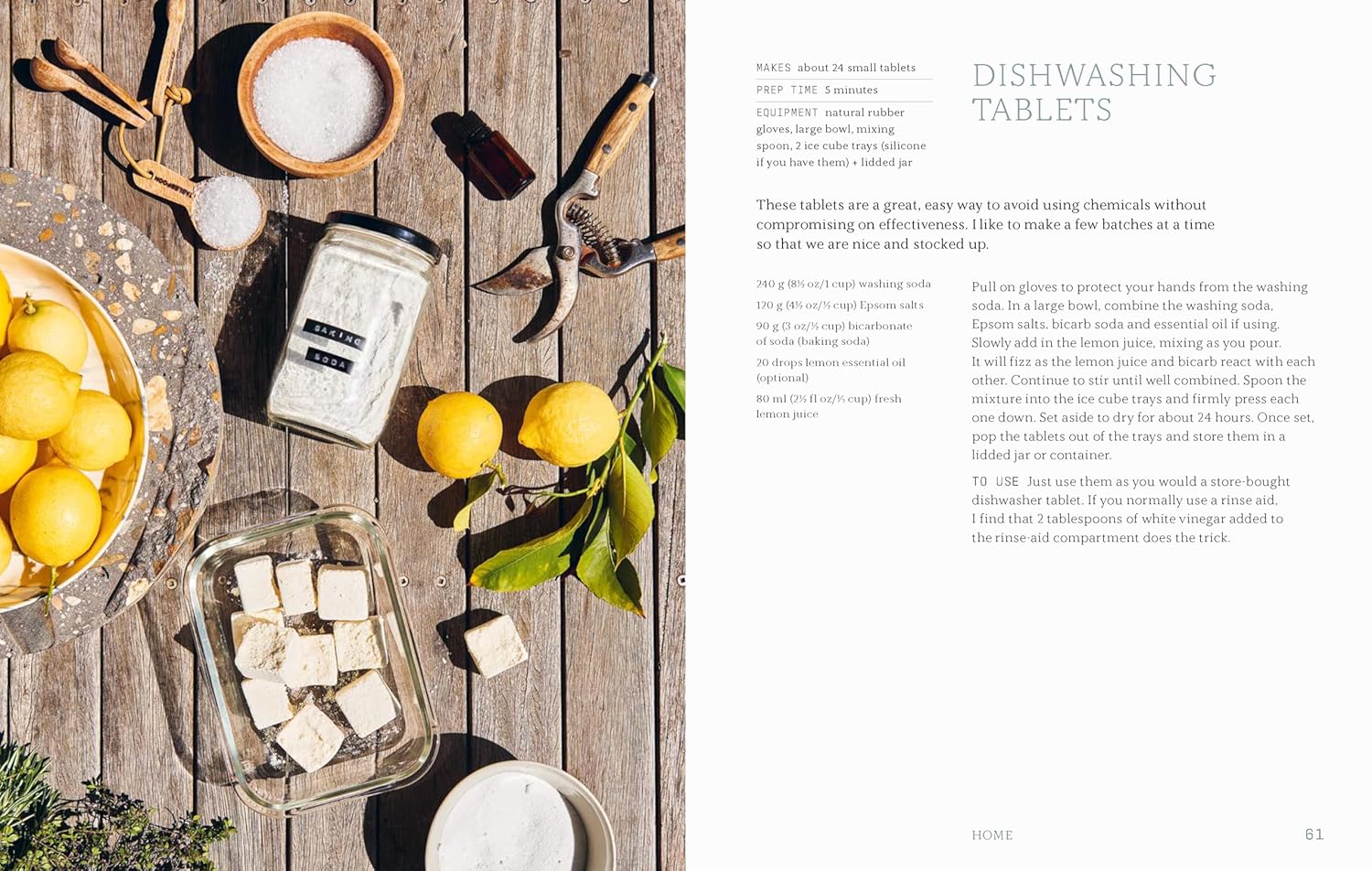 'Home: DIY Recipes for a Toxin Free, Low Waste Life' Book by Natural Harry - Image 4
