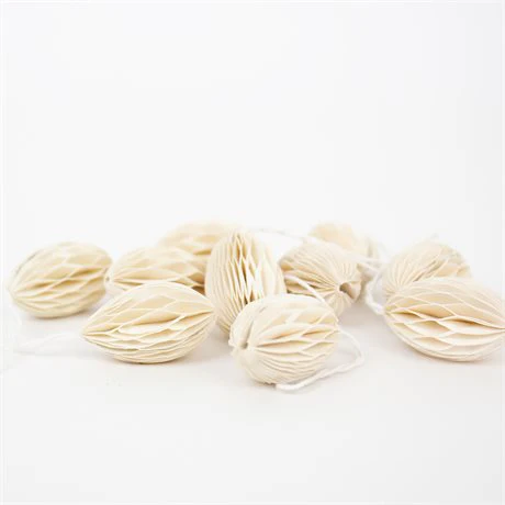 Honeycomb Paper Egg Decorations - Image 2