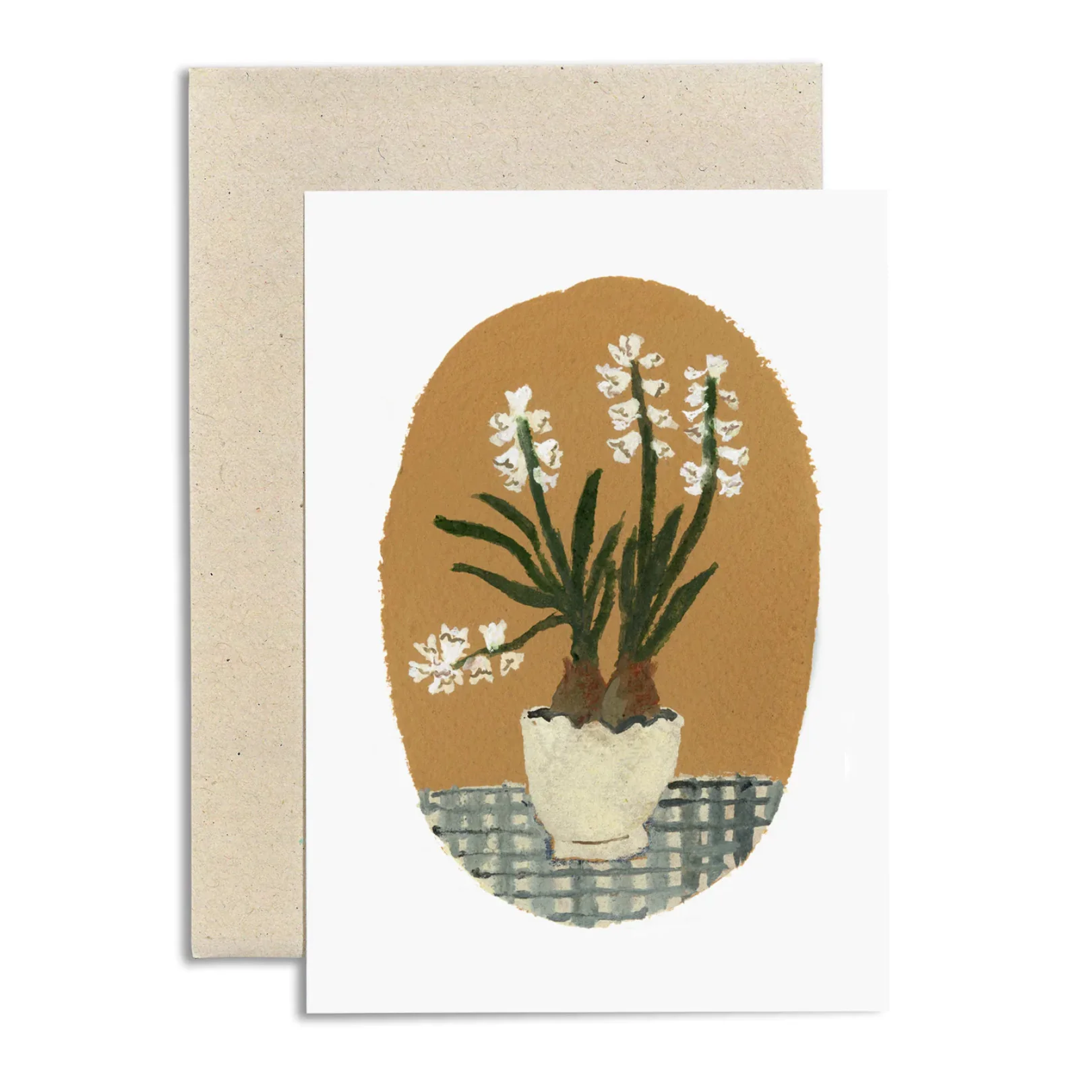'Hyacinths' Greetings Card
