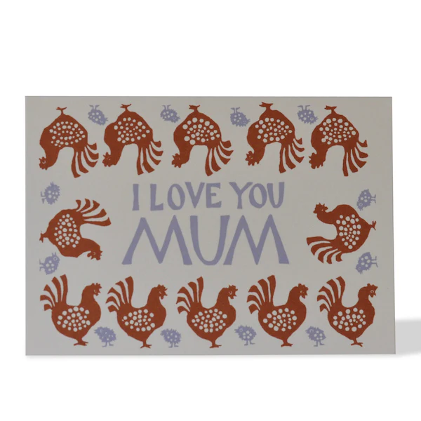 'I Love You Mum' Greetings Card