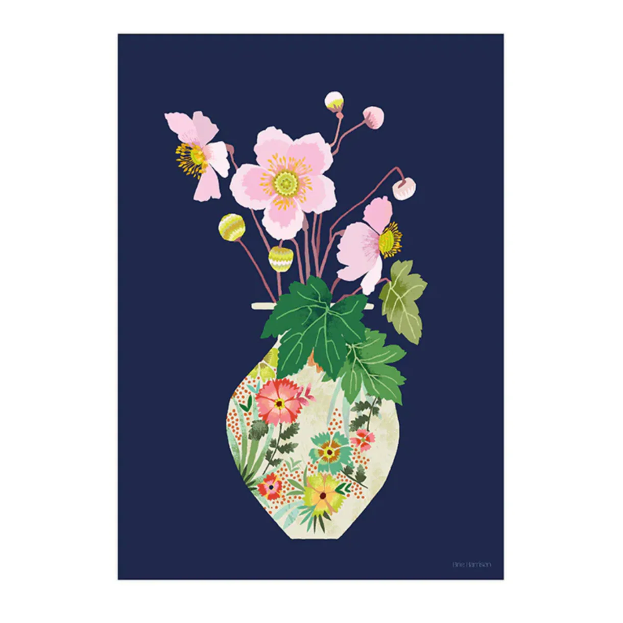 'Japanese Anemone' Art Print