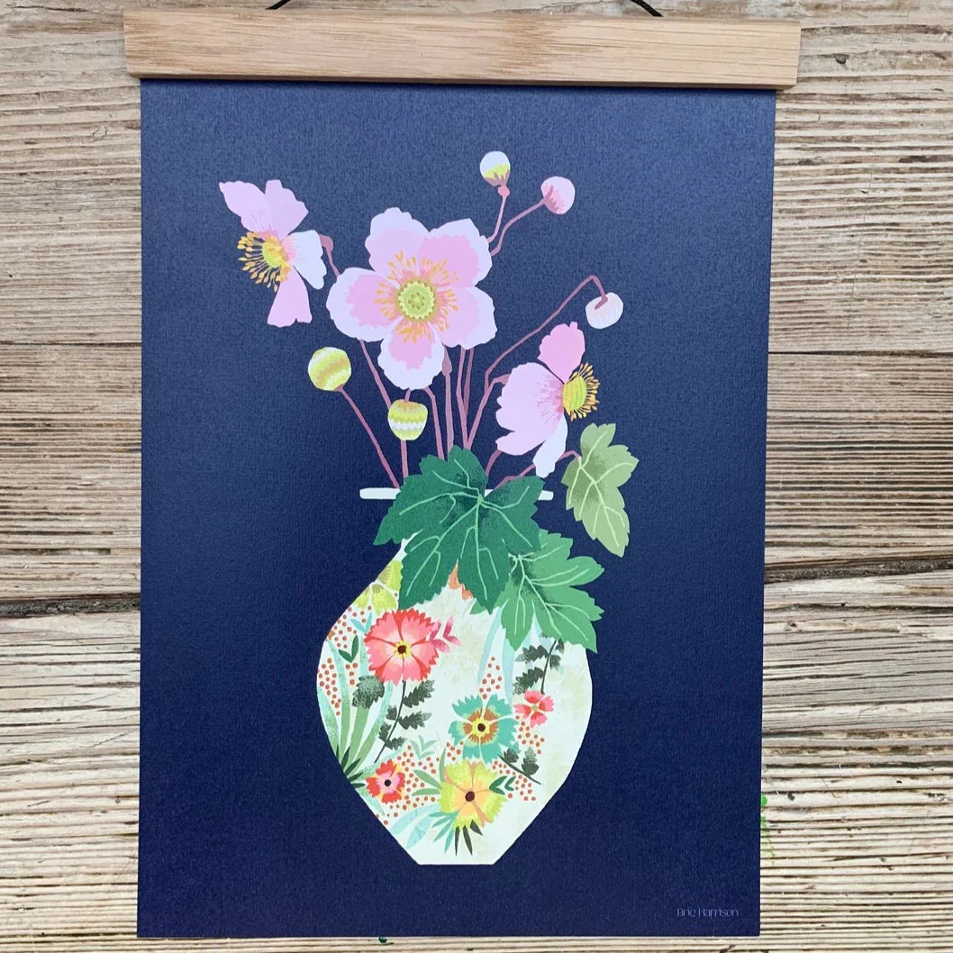 'Japanese Anemone' Art Print - Image 2