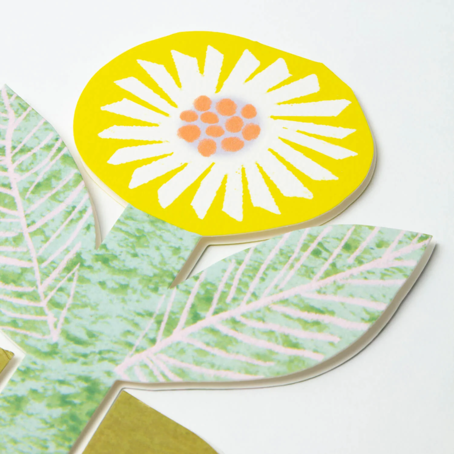 'Joy' Flower Stand-Up Greetings Card - Image 2