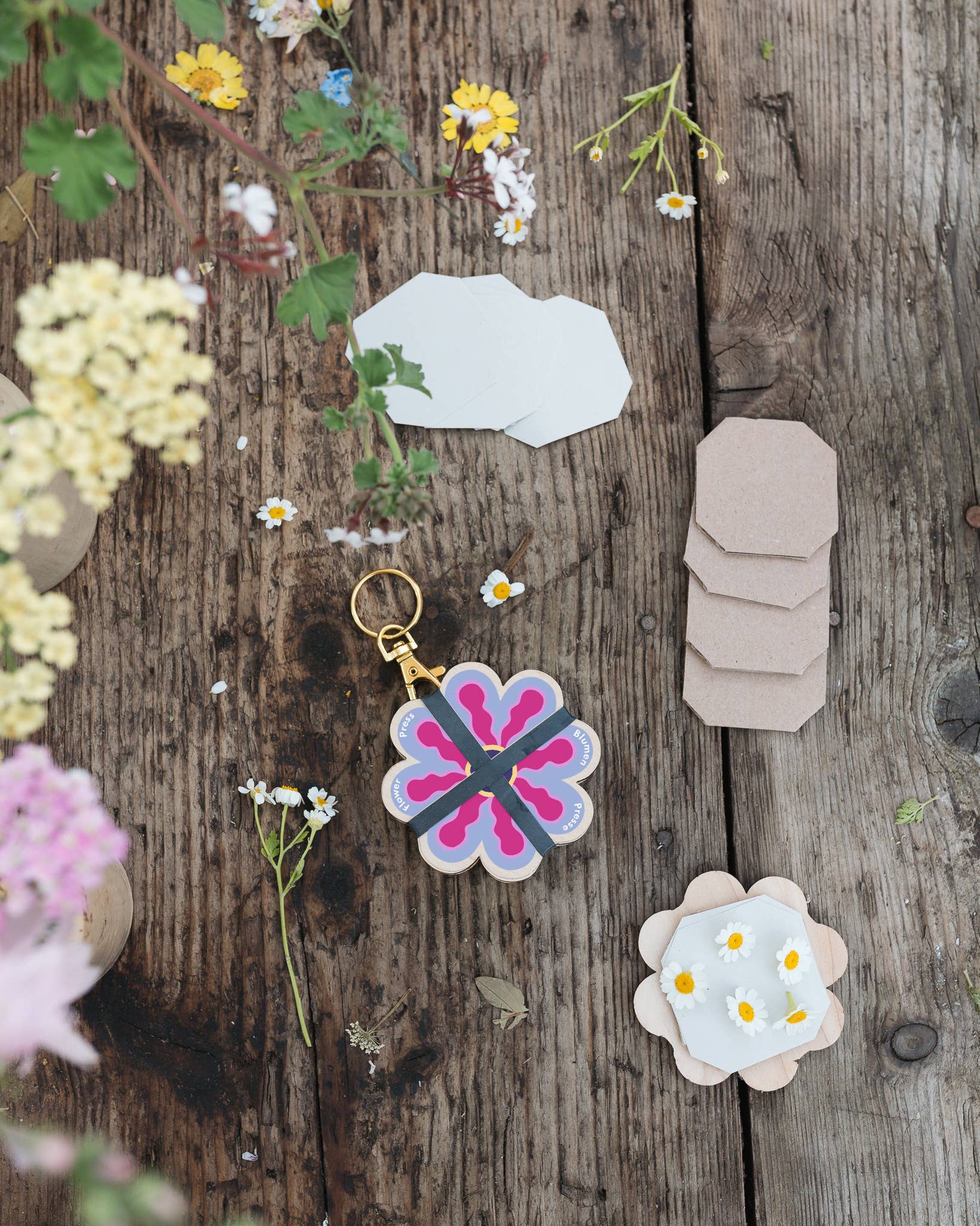 Keyring Flower Press - Image 5