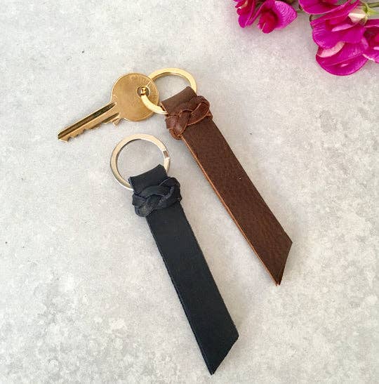 The 'Bobbie' Leather Keyring