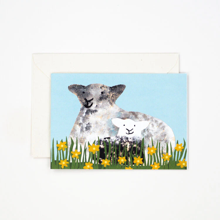 'Lamb' Greetings Card