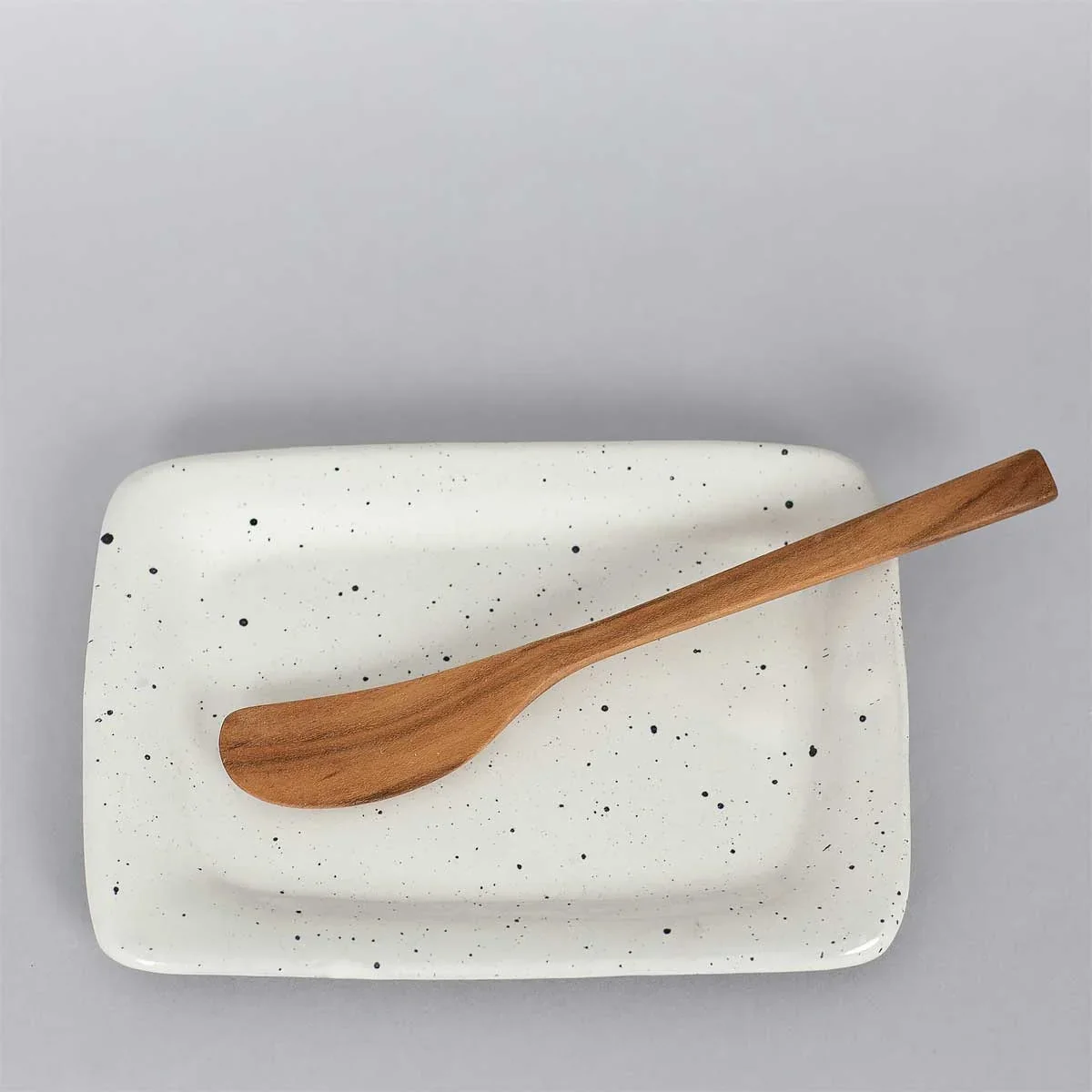 Handmade Oval Speckle Plate - Image 2