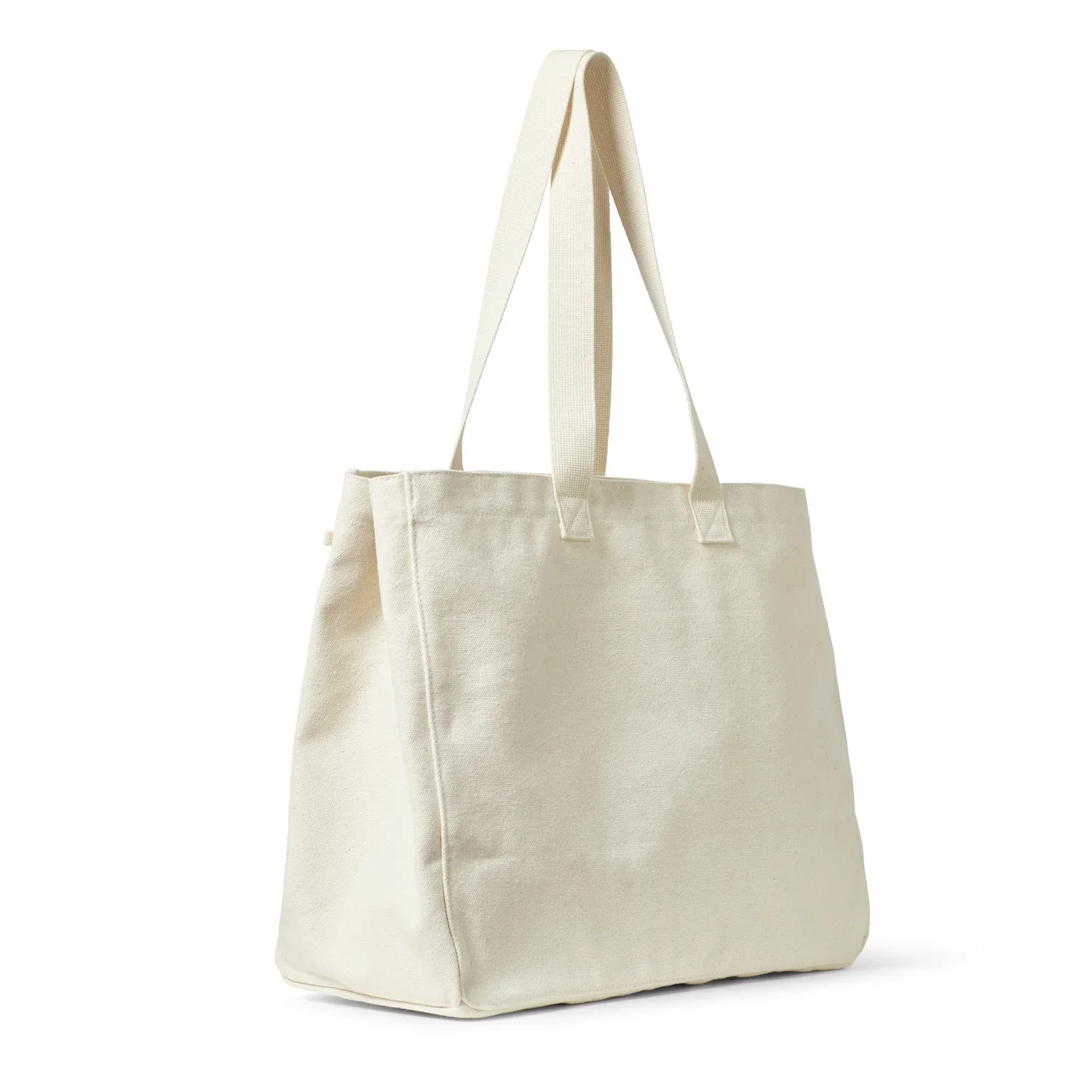Large Pocket Patch Cotton Tote Bag - Image 3