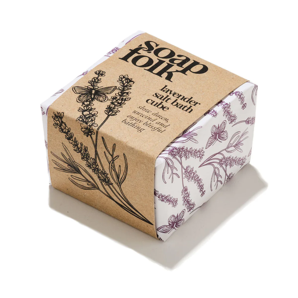 Lavender Salt Bath Cube
