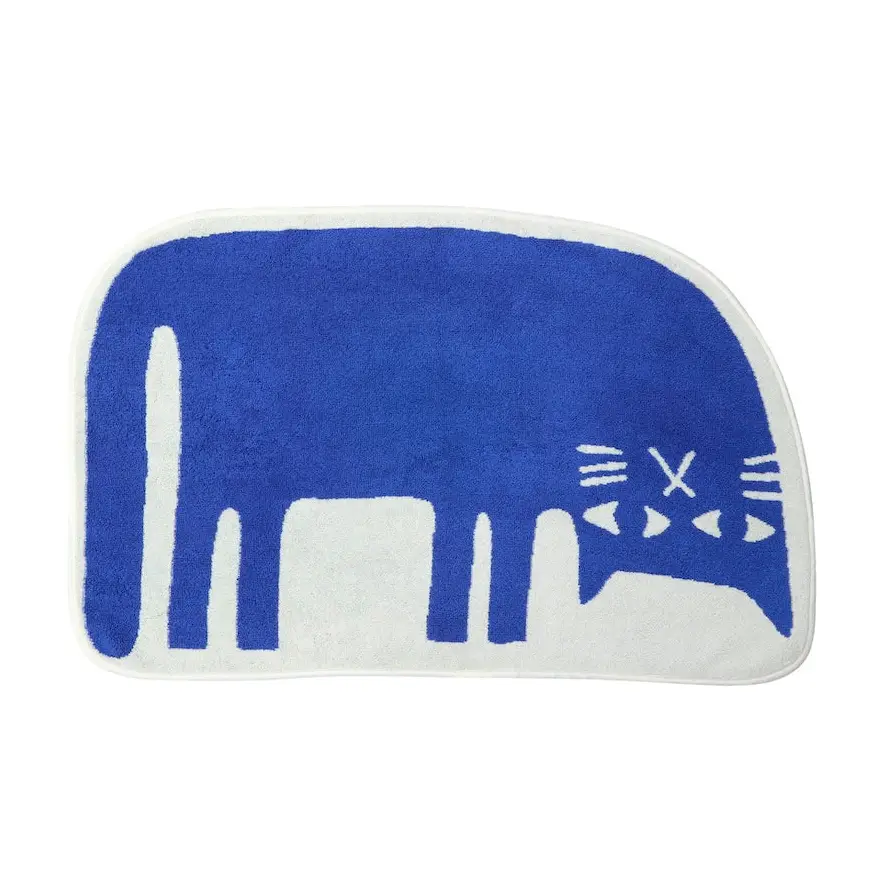 Lazy Cat Bath Mat by Donna Wilson