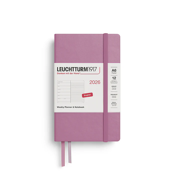 Leuchtturm1917 Weekly Planner Pocket 2026 - A6 Hardcover - Image 3