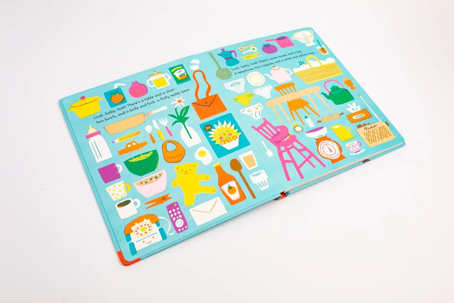 'Look, Baby, Look! At Home' Board Book - Image 3