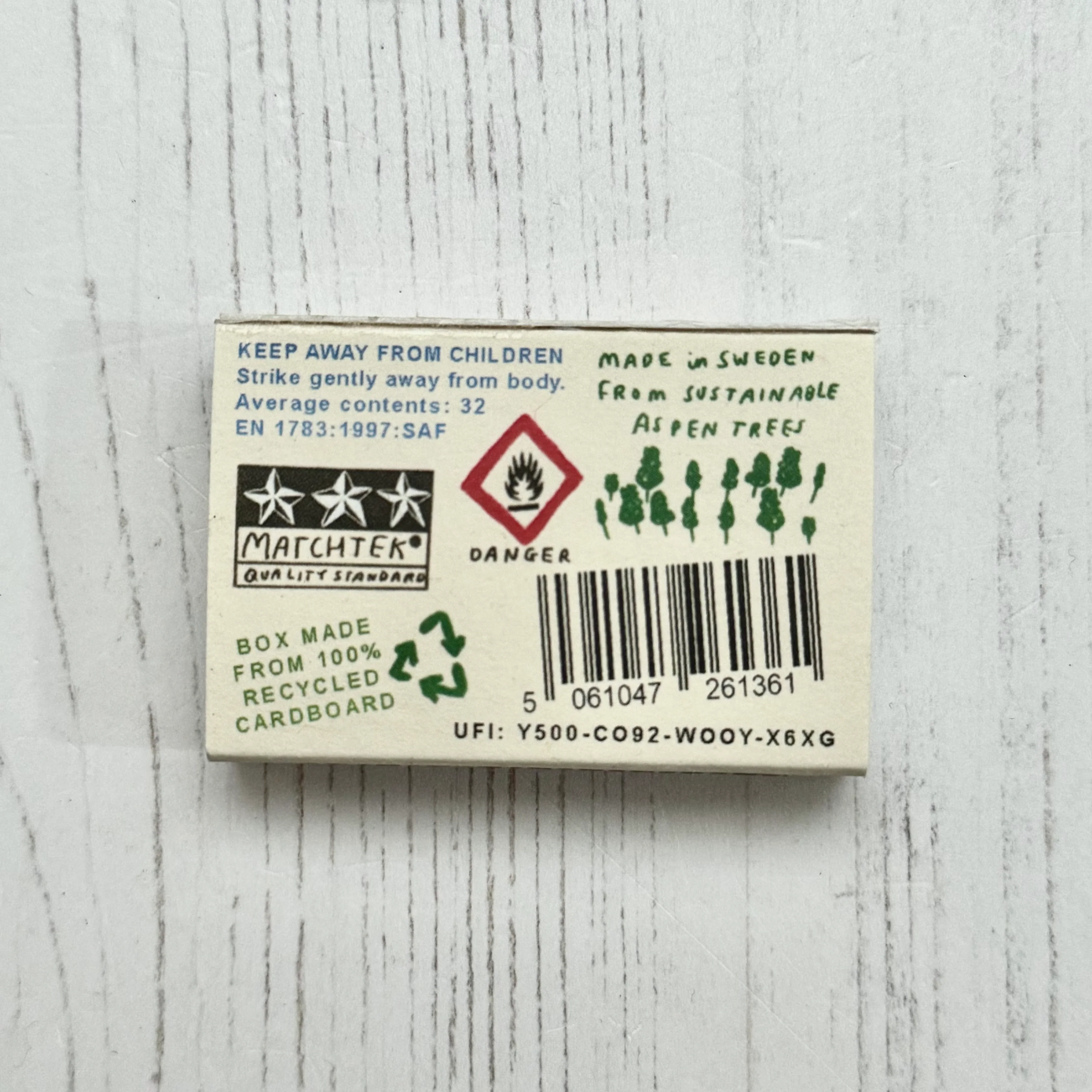 'Love Heart Cake' Mini Boxed Matches - Image 3