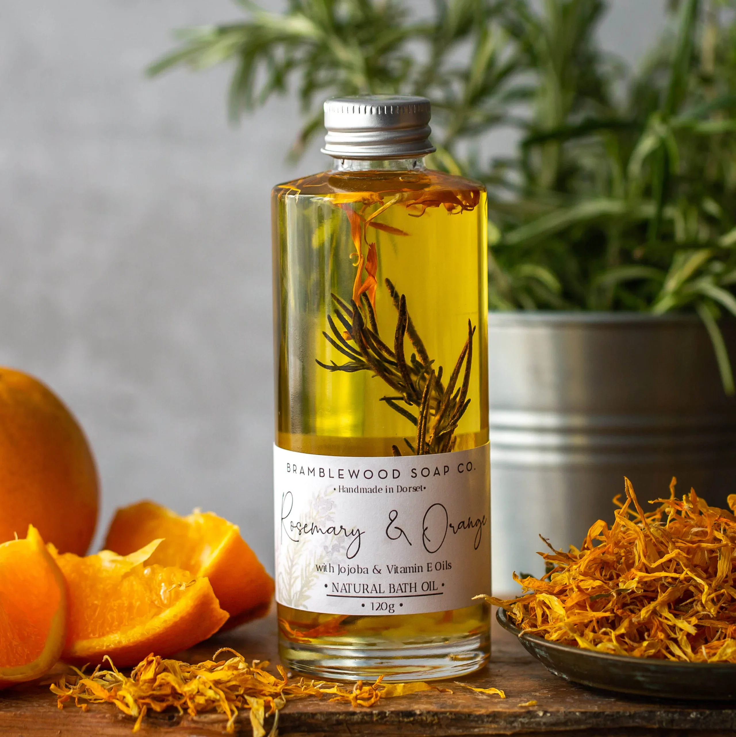 Luxury Bath Oil - Rosemary & Orange