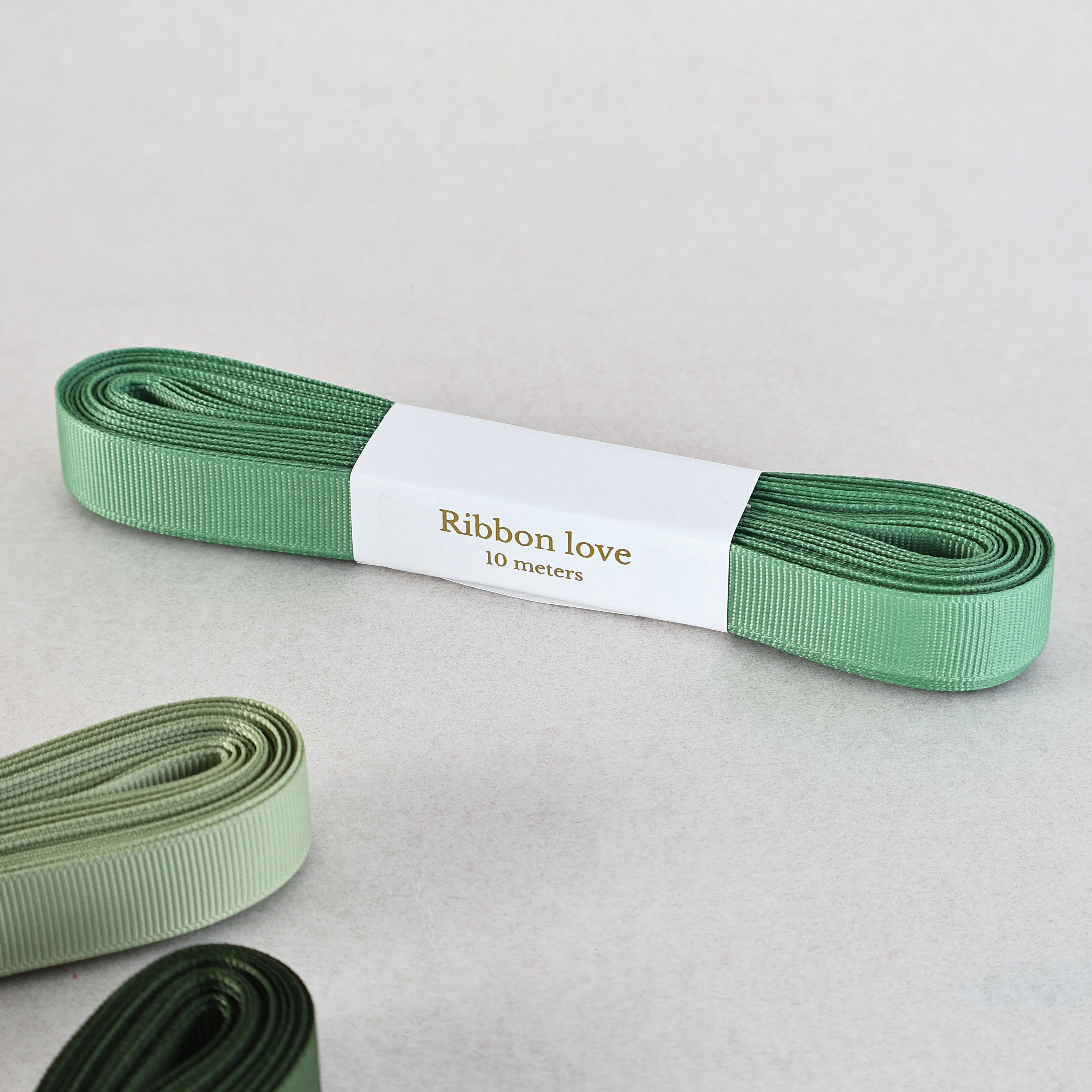 Luxury Ribbon - 10m (Greens) - Image 3