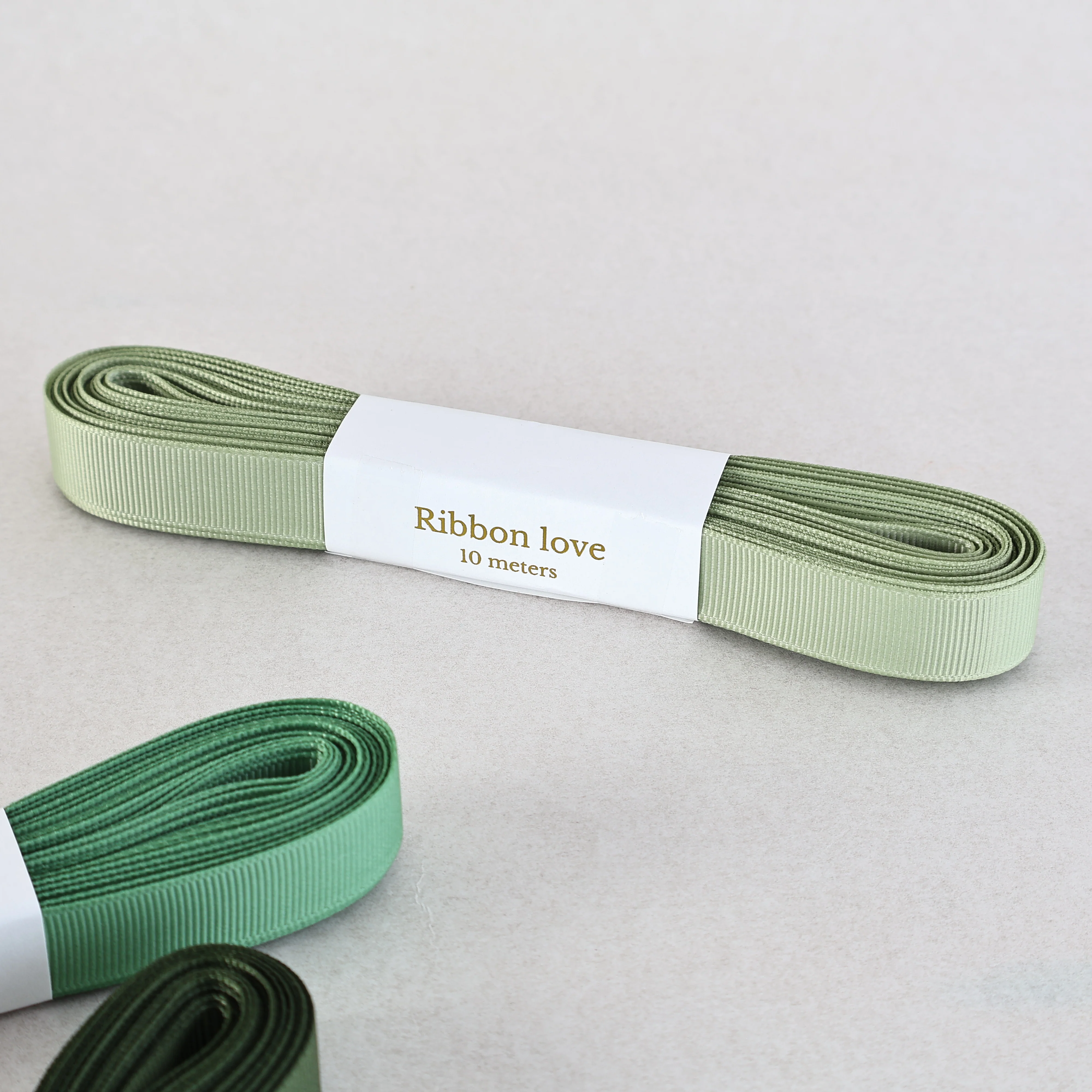 Luxury Ribbon - 10m (Greens) - Image 4