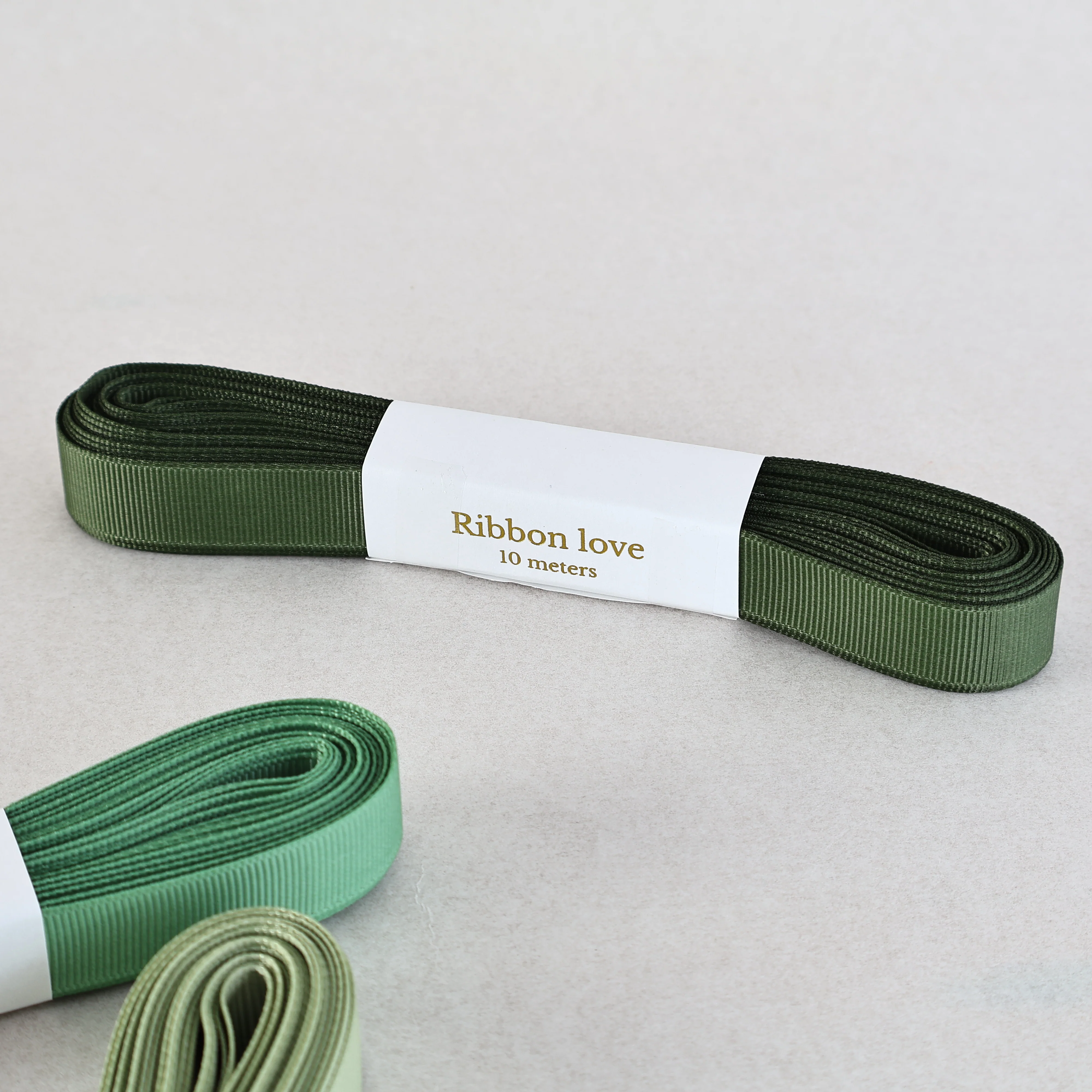 Luxury Ribbon - 10m (Greens) - Image 5