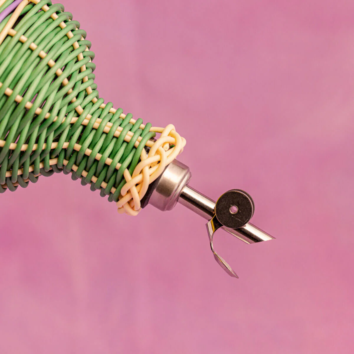 Maegan Woven Oil Pourer - Brown + Green - Image 2