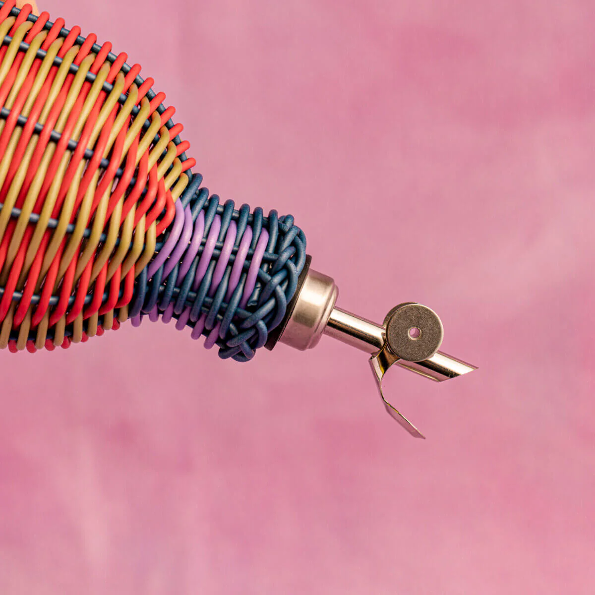 Maegan Woven Oil Pourer - Green + Red - Image 2
