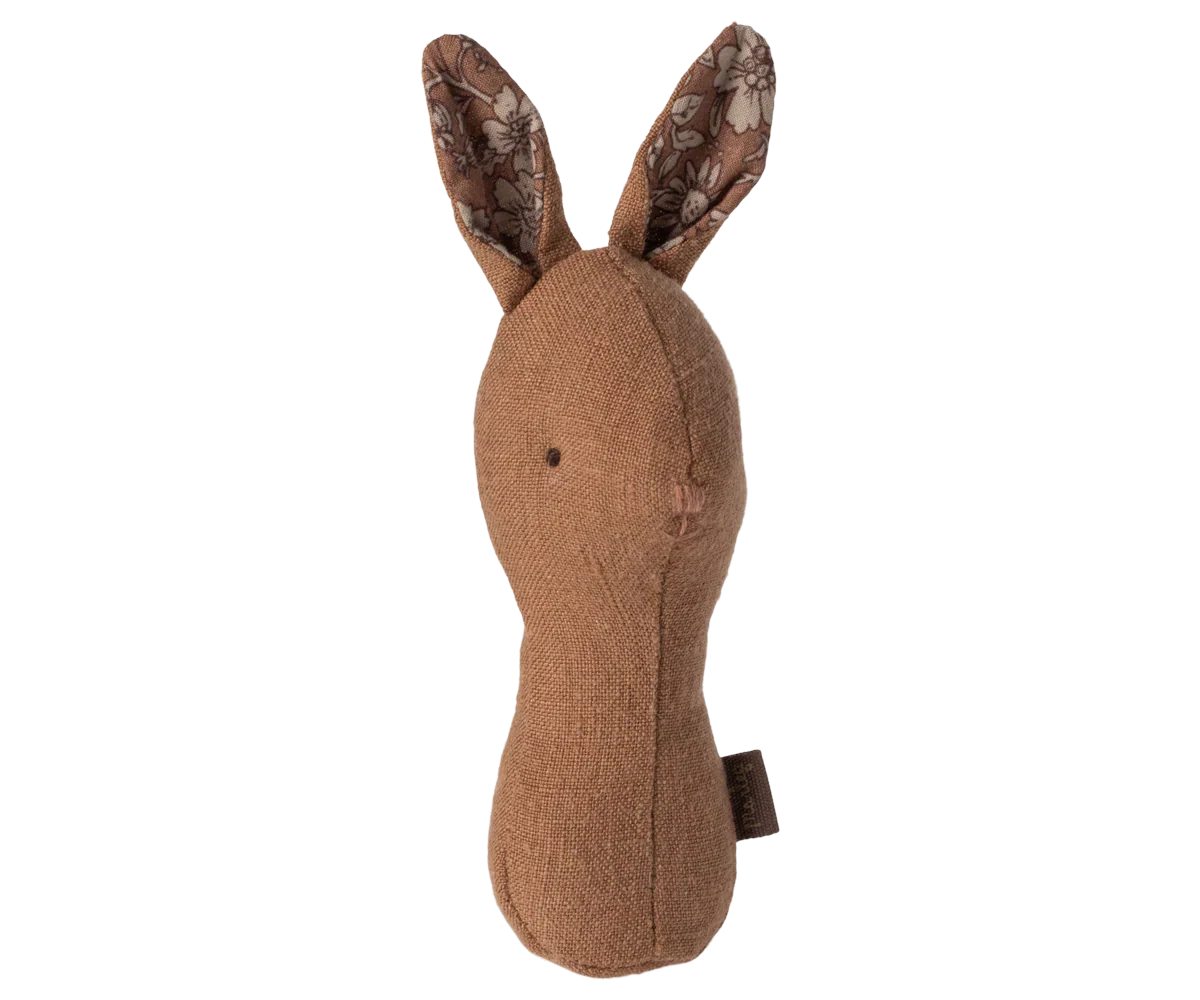 Maileg Bunny Rattle - Chocolate