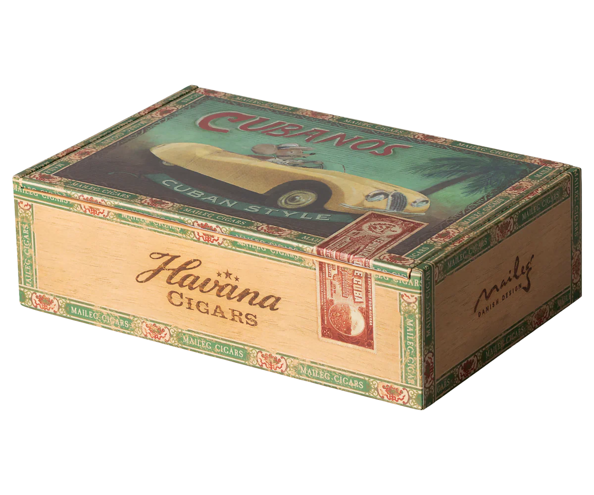Maileg Grandma and Grandpa Mice in Cigarbox - Image 3