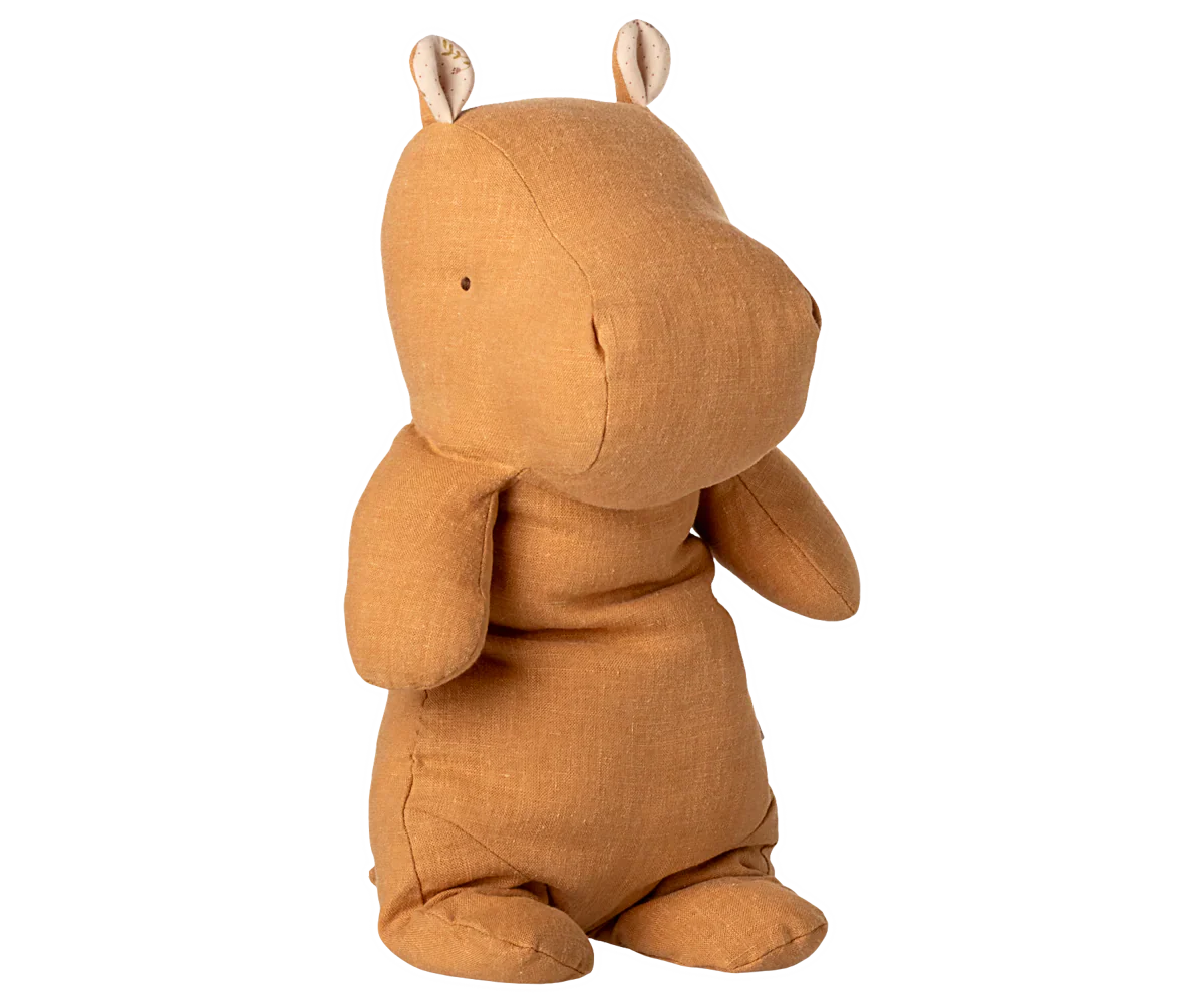 Maileg Safari Friends - Medium Hippo, Honey