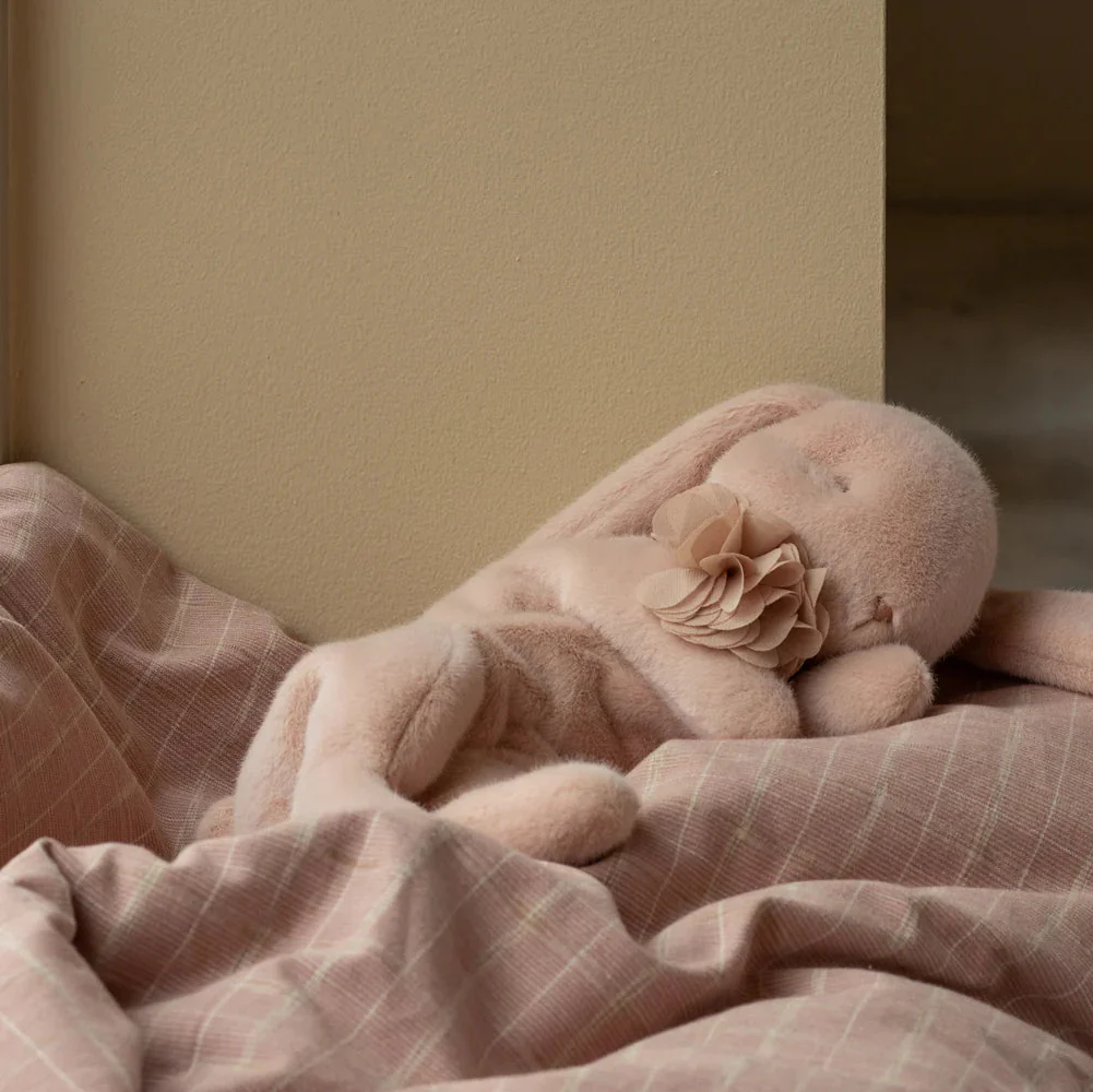 Maileg Sleeping Bunny Plush Small - Powder - Image 2