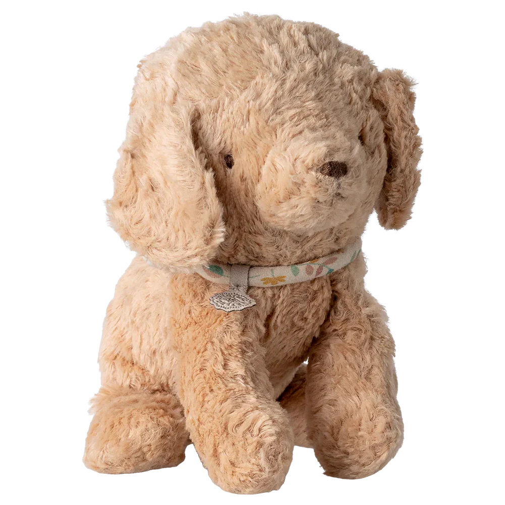 Maileg Small Puppy Plush - Dusty Powder