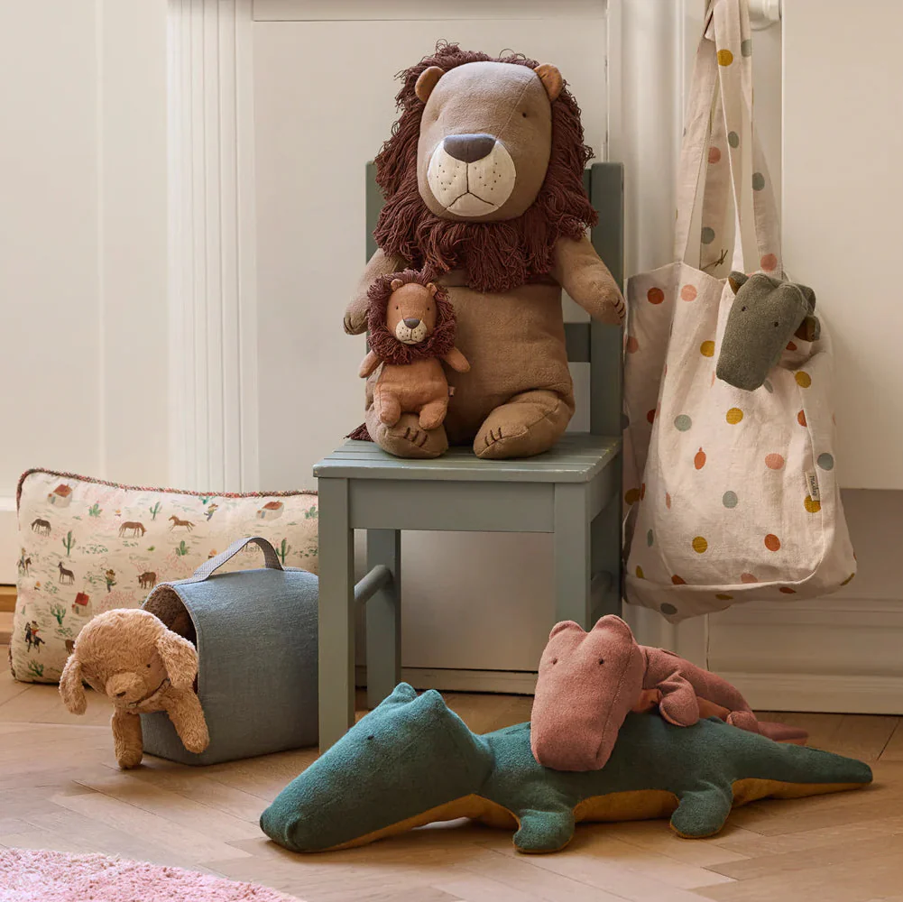Maileg Small Puppy Plush - Dusty Powder - Image 2