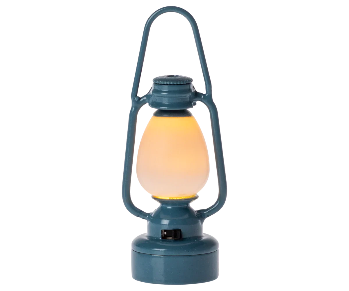 Maileg Blue Vintage Lantern - Mouse - Image 2