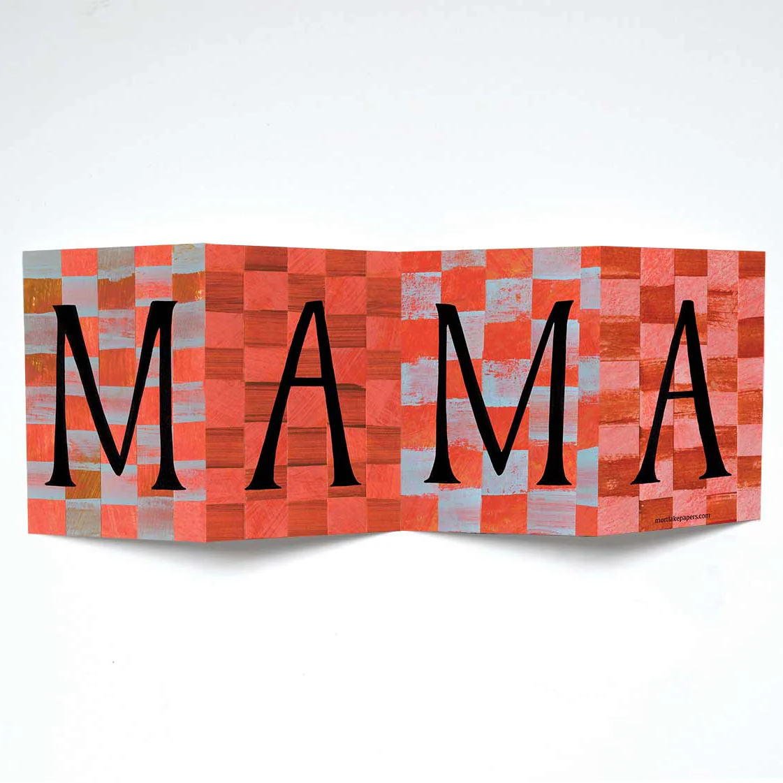 'Mama' Concertina Greeting Card