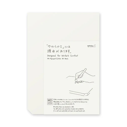 MD Paper Pad Cotton A5 - Blank