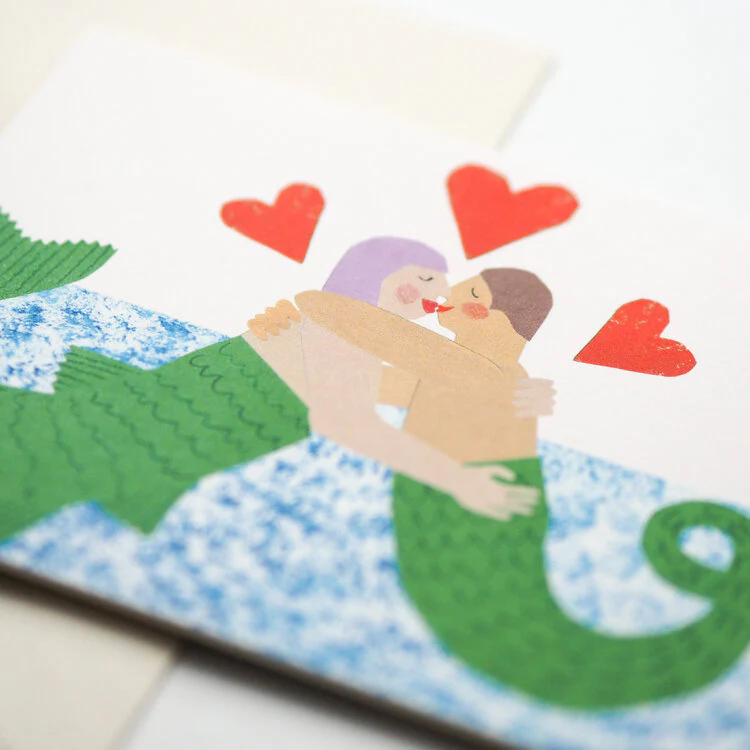 'Mermaid Love' Greetings Card - Image 2