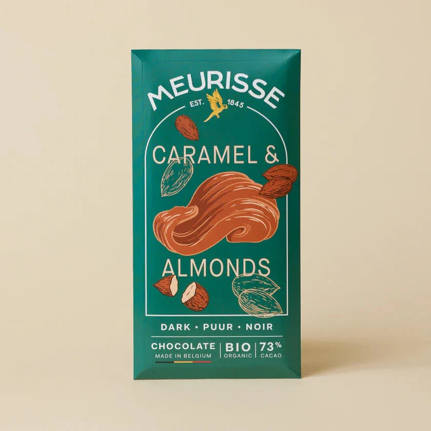 Meurisse Dark Chocolate - Caramel & Almonds