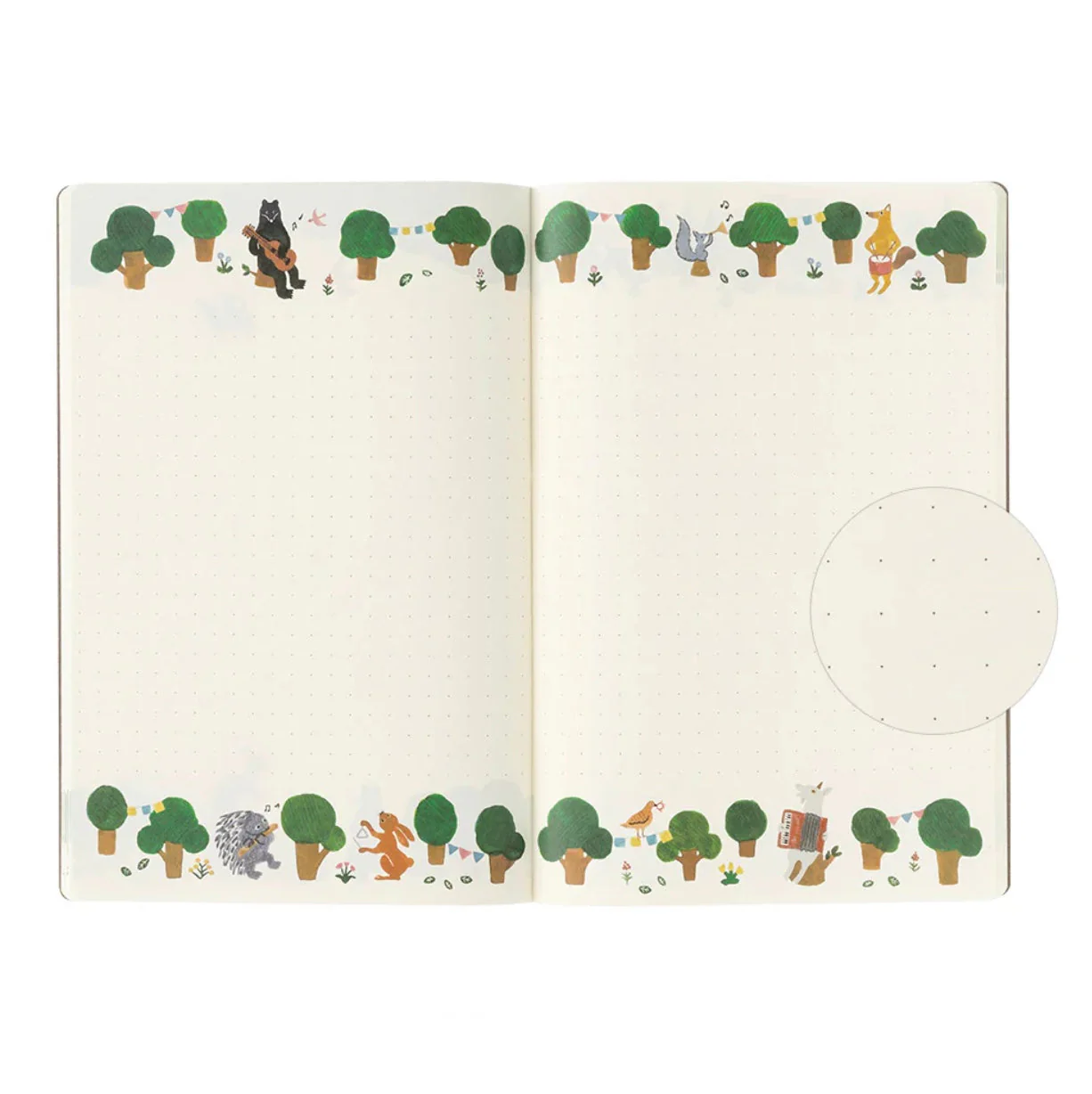 Midori Yuru Log Notebook - Forest Animal - Image 2