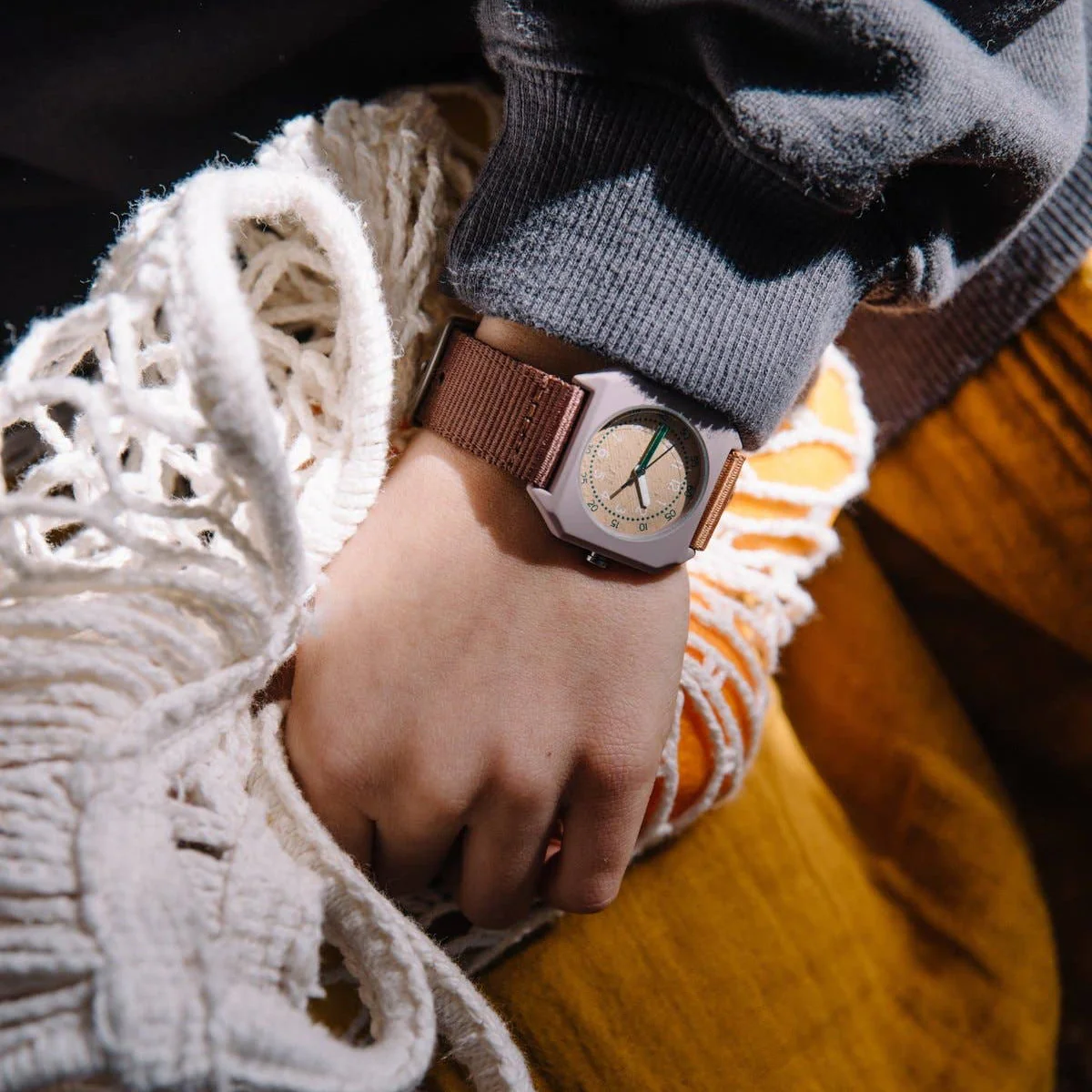Mini Kyomo Wristwatch - 'Plum Cake' - Image 3