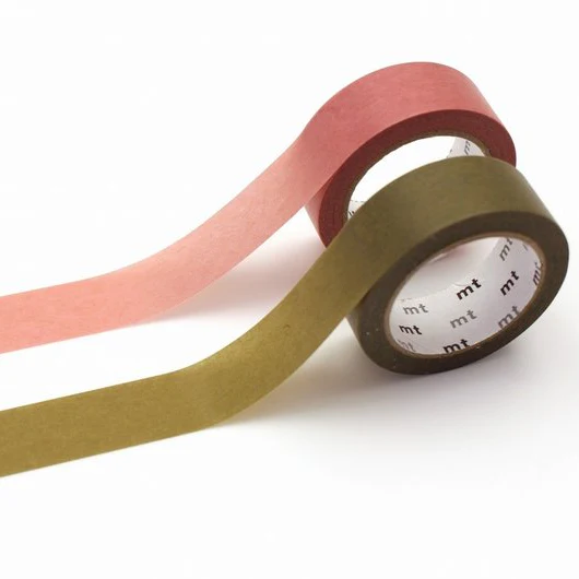 MT Upcycle Washi Tape Set of 2 - Pink & Green
