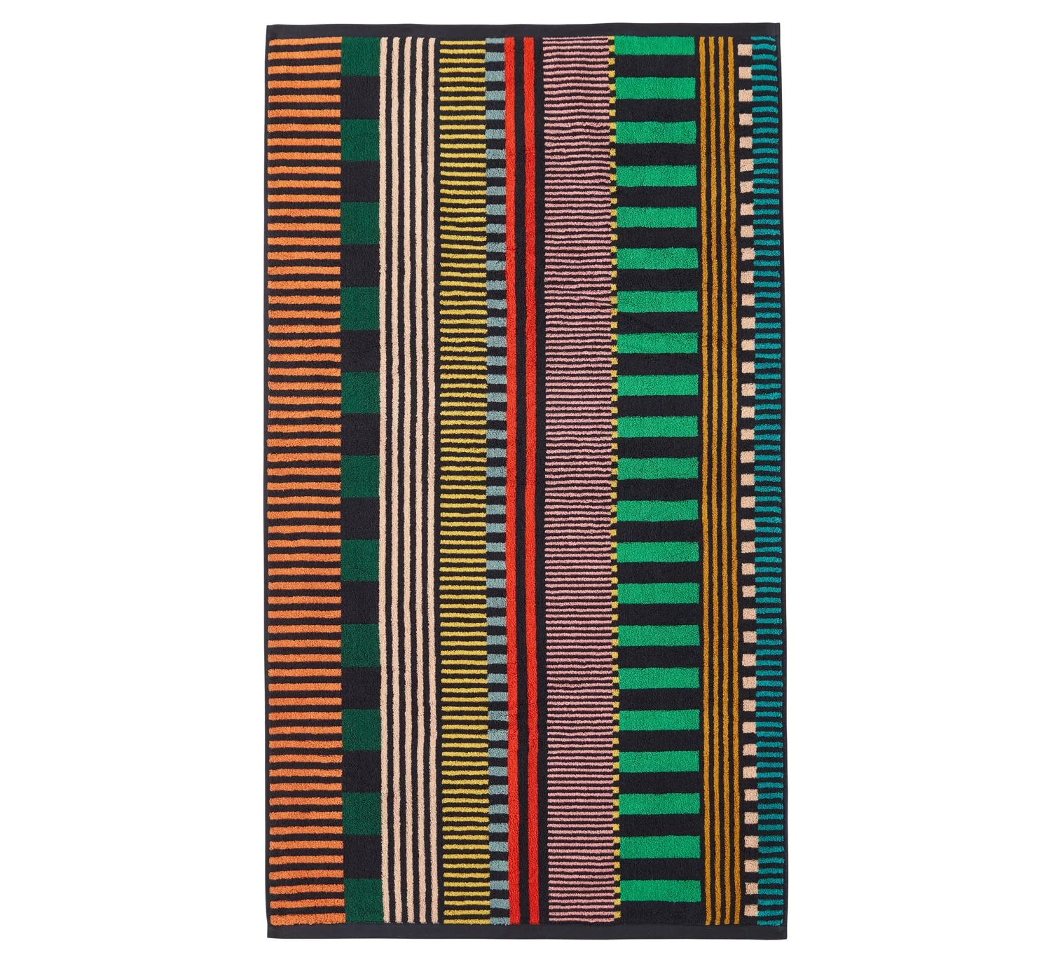 Multi Stripe Bath Towel by Donna Wilson
