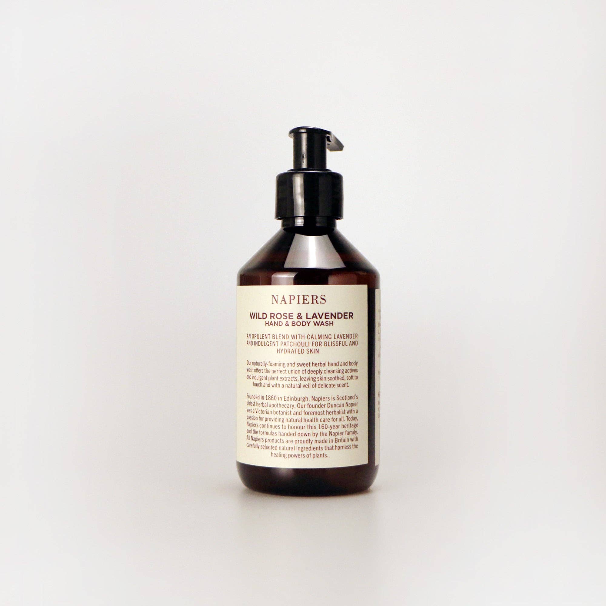 Napiers Wild Rose & Lavender Hand and Body Wash - Image 3
