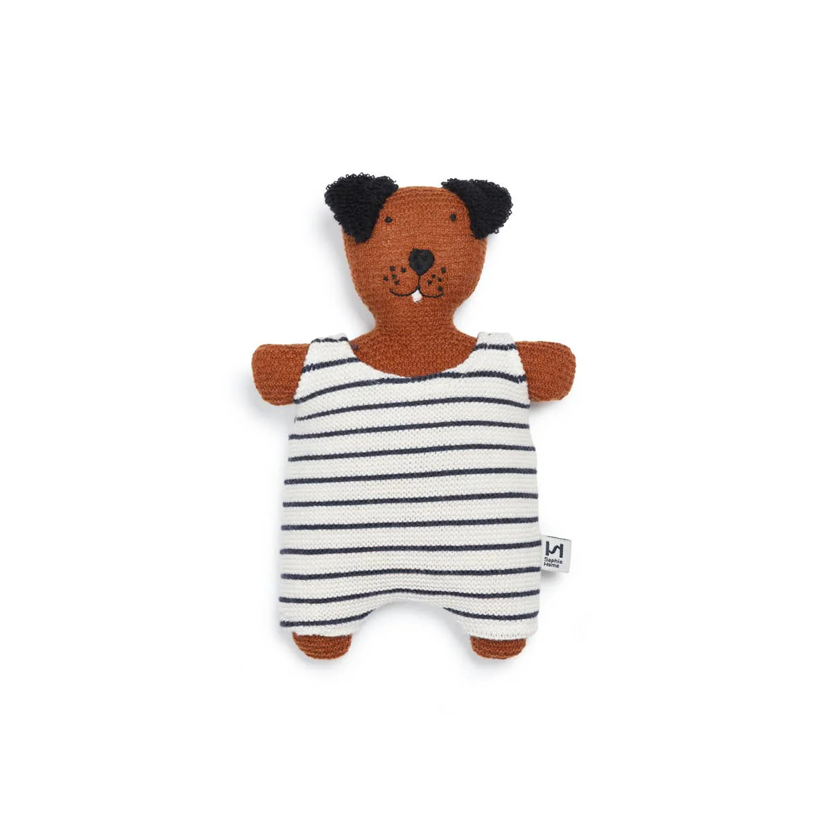 Navy Dog Beanie Soft Toy