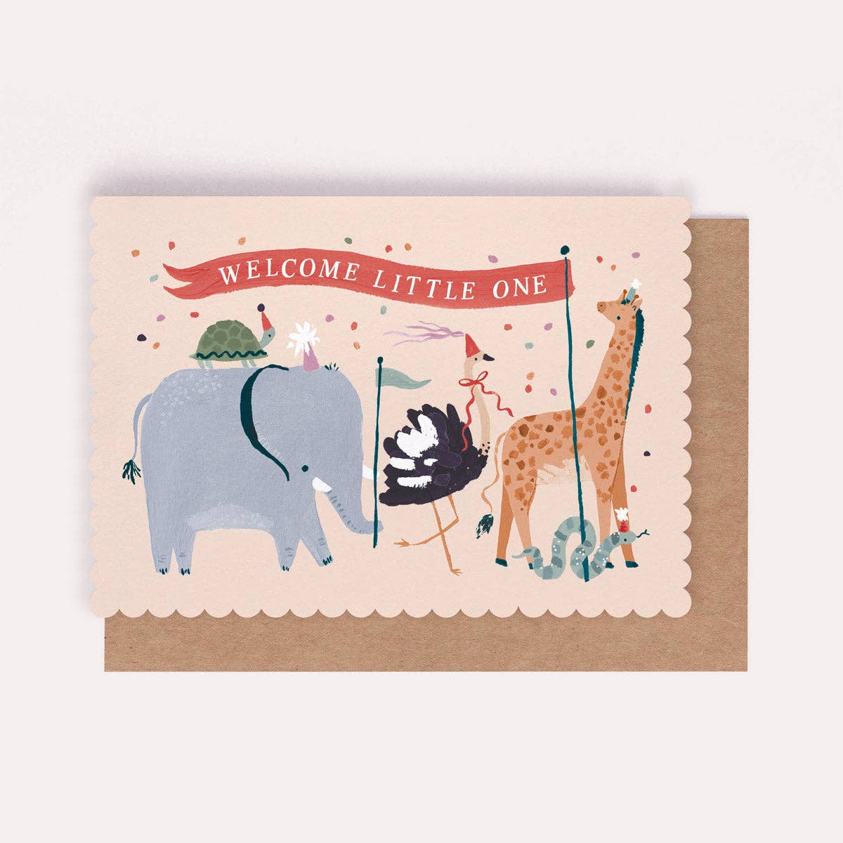 'New Baby Parade' Greetings Card