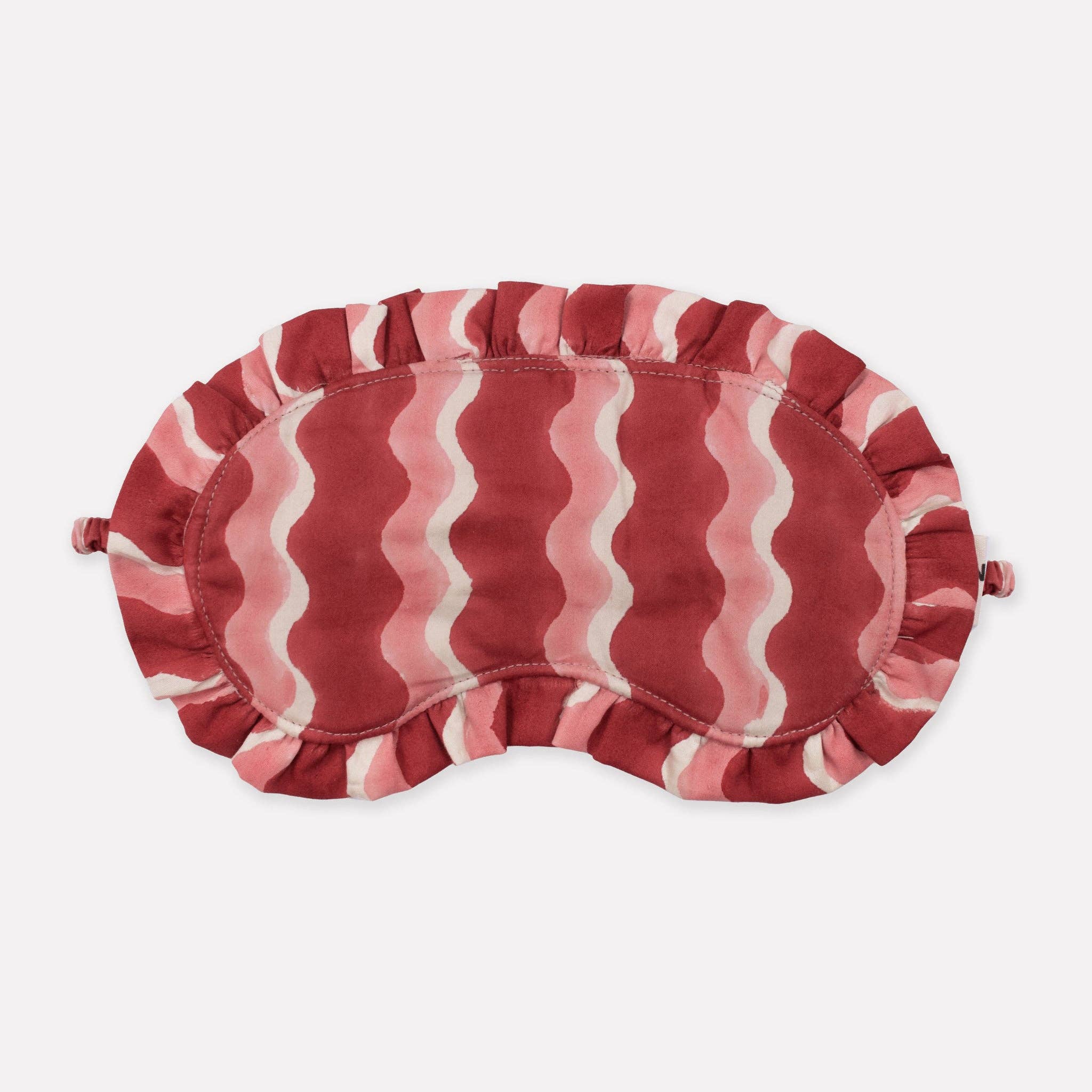 Organic Cotton Frill Eye Mask - Whirly Jam